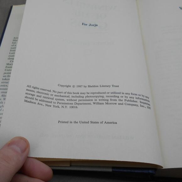 Windmills of the Gods by Sidney Sheldon 1987 William Morrow & Co 9780688065706 - Picture 6 of 7